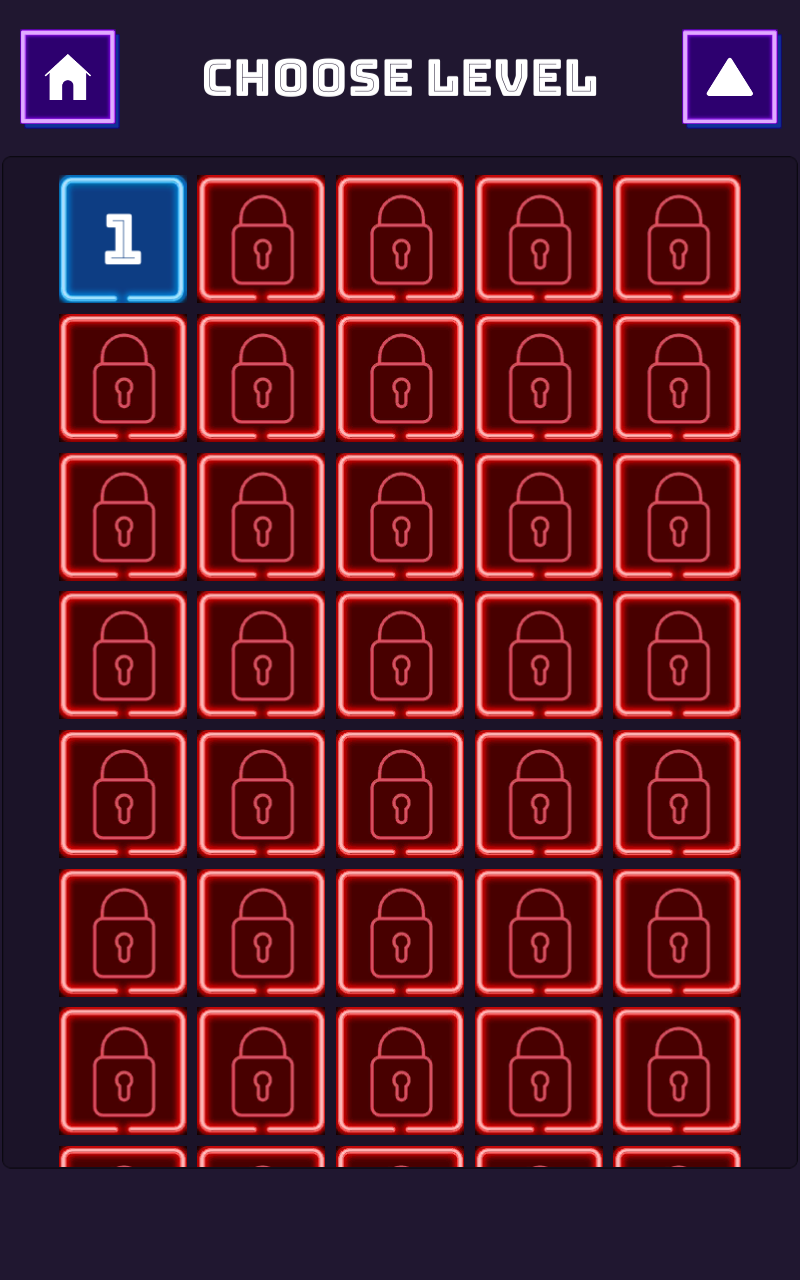 Unblock Neon | Unblock Slide Out Puzzle Game Screenshot