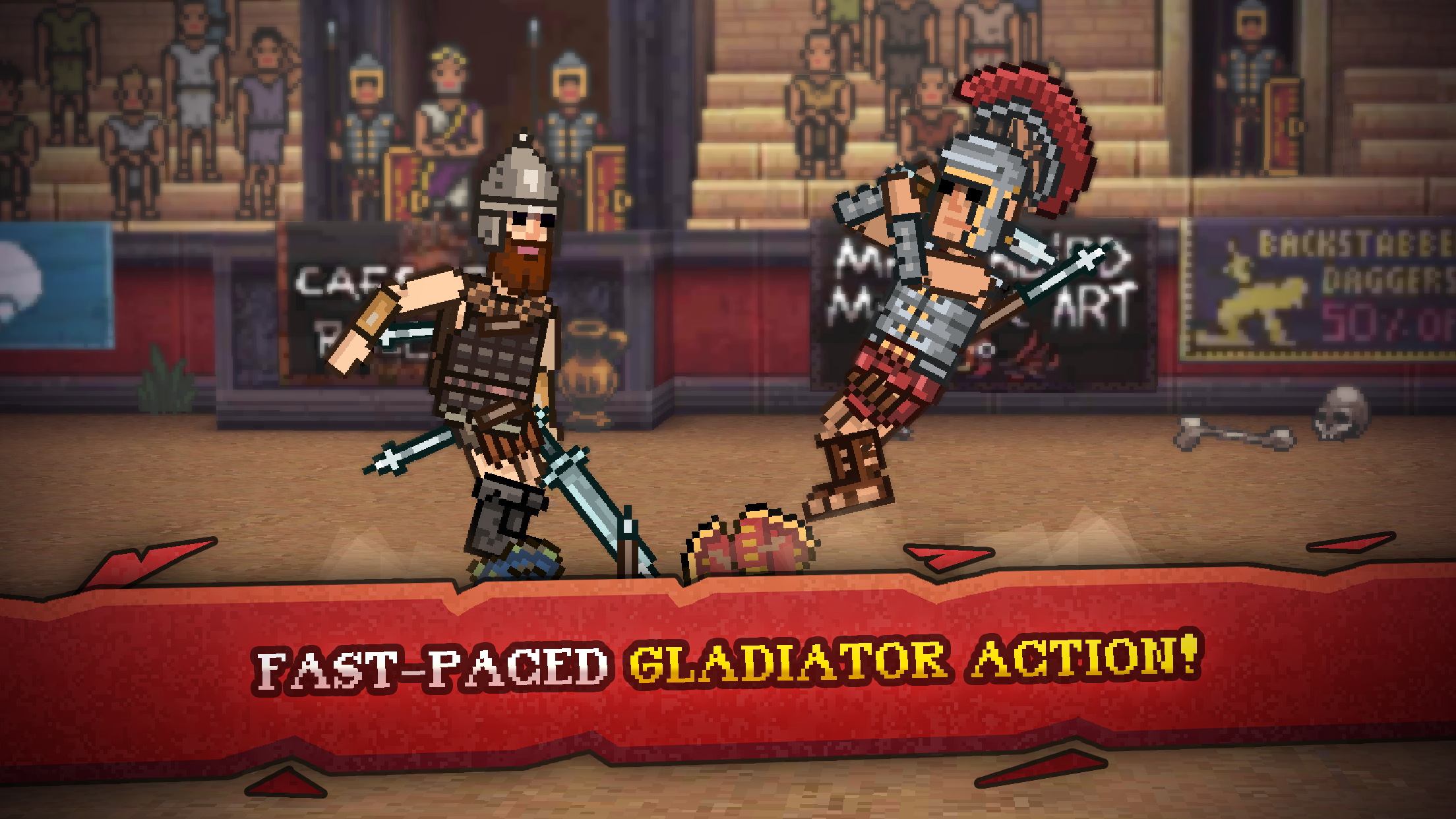 Screenshot 1 of Gladihoppers - Gladiator Battle Simulator! 3.0.4