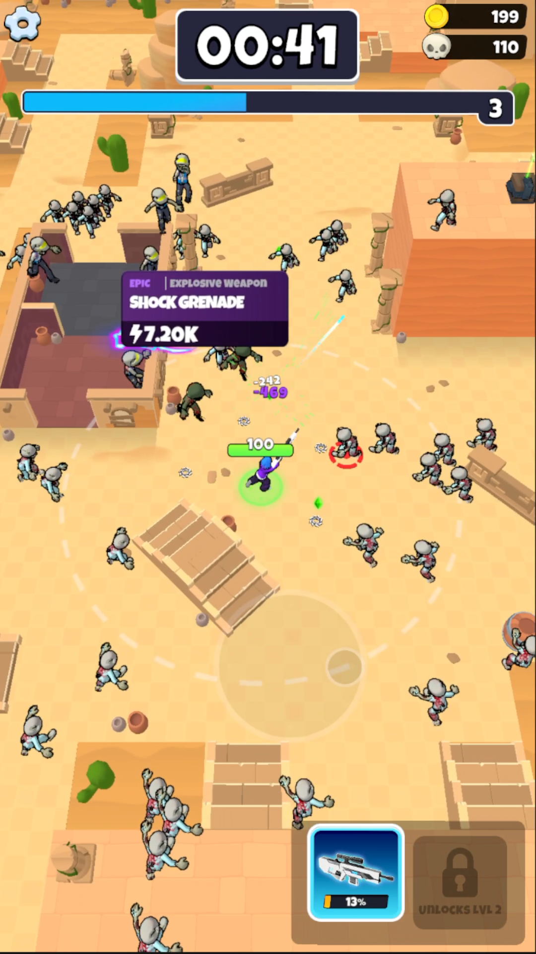 Horde Z: Zombies Attack! Game Screenshot