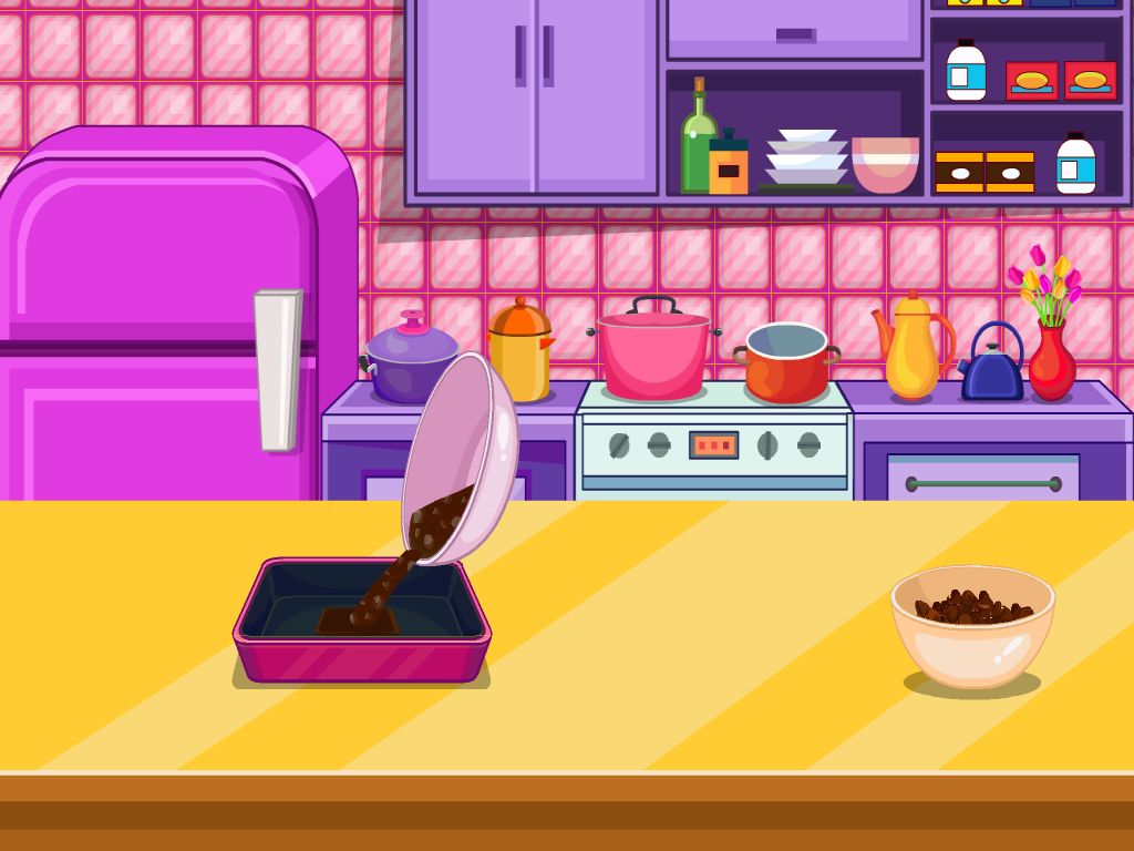 Walmut And Marshmallow Brownies With Chocolate screenshot game