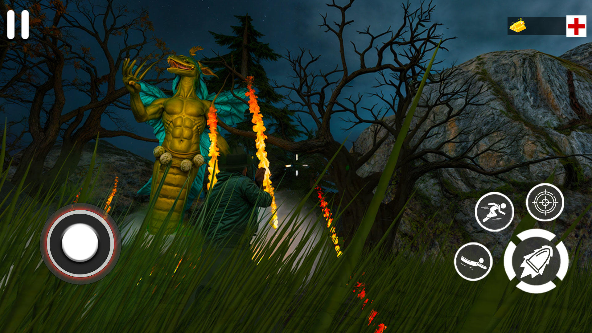 Captura de Tela do Jogo Forest Survival Hunting 2