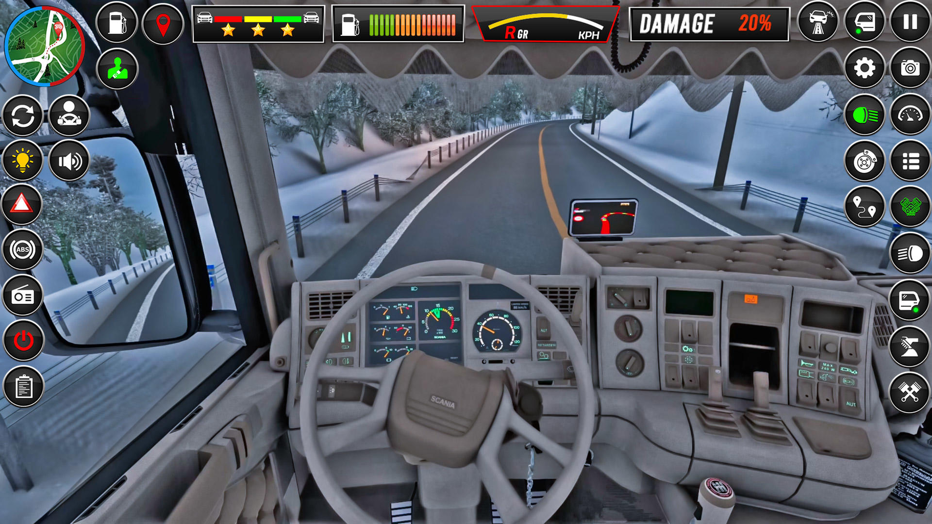 Captura de Tela do Jogo Jogo de transporte de camiões