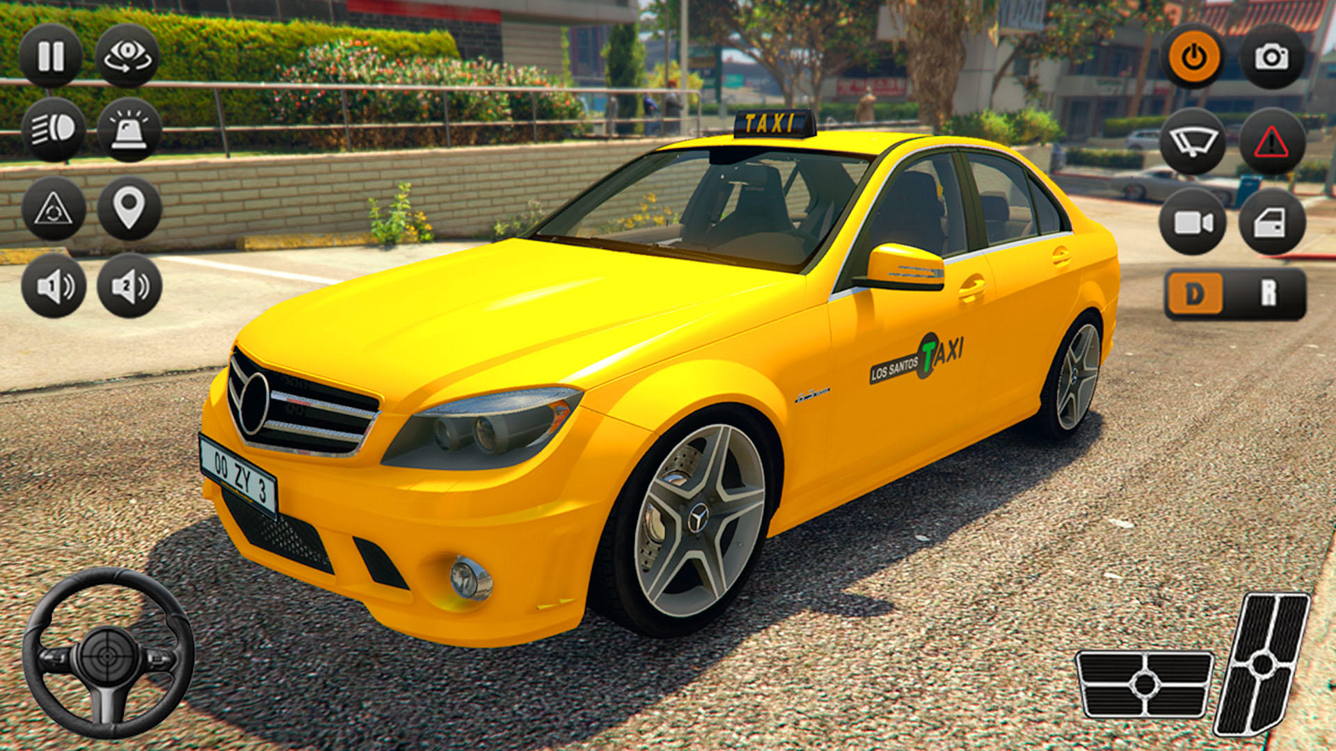 City Taxi Driver 3D Taxi Games Game Screenshot