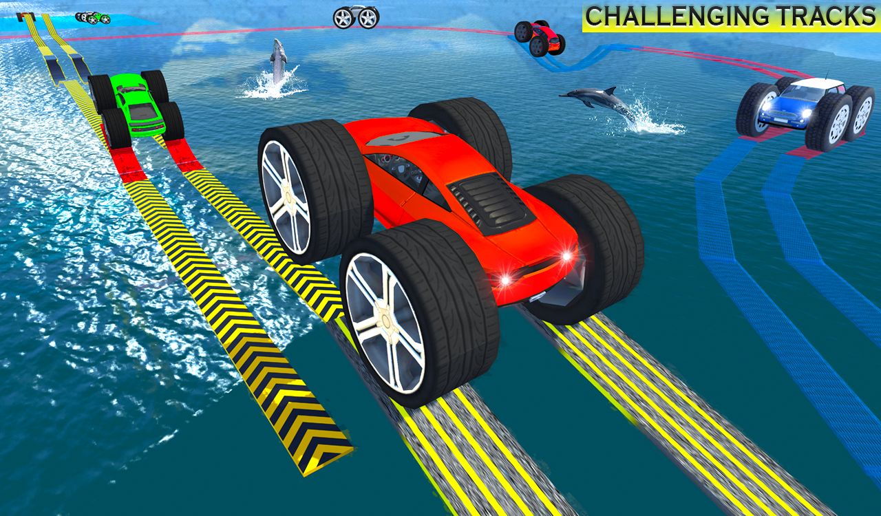 Screenshot of Impossible Monster Car Games