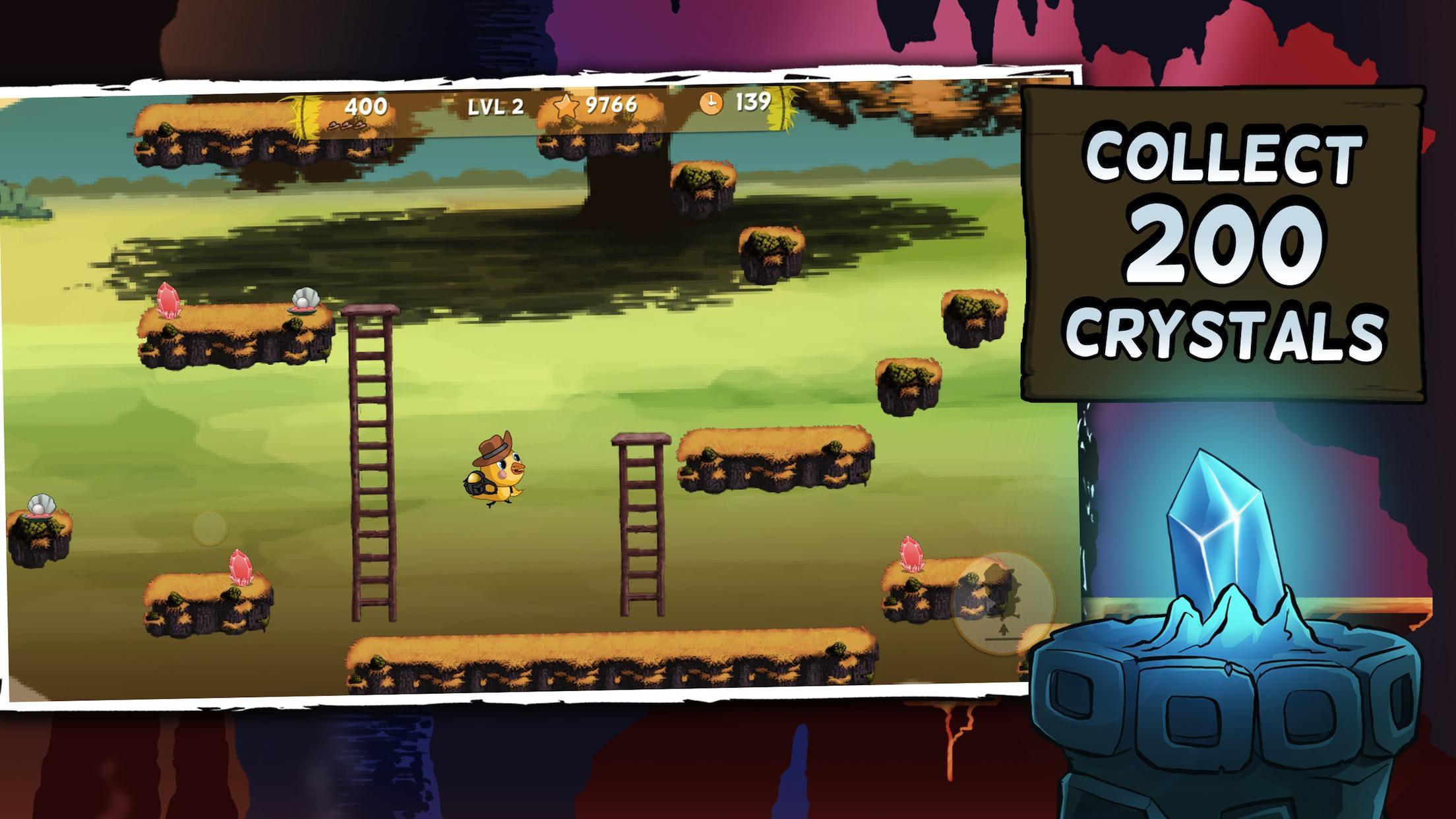 Cuplikan Layar Game Henry and the Crystal Caves