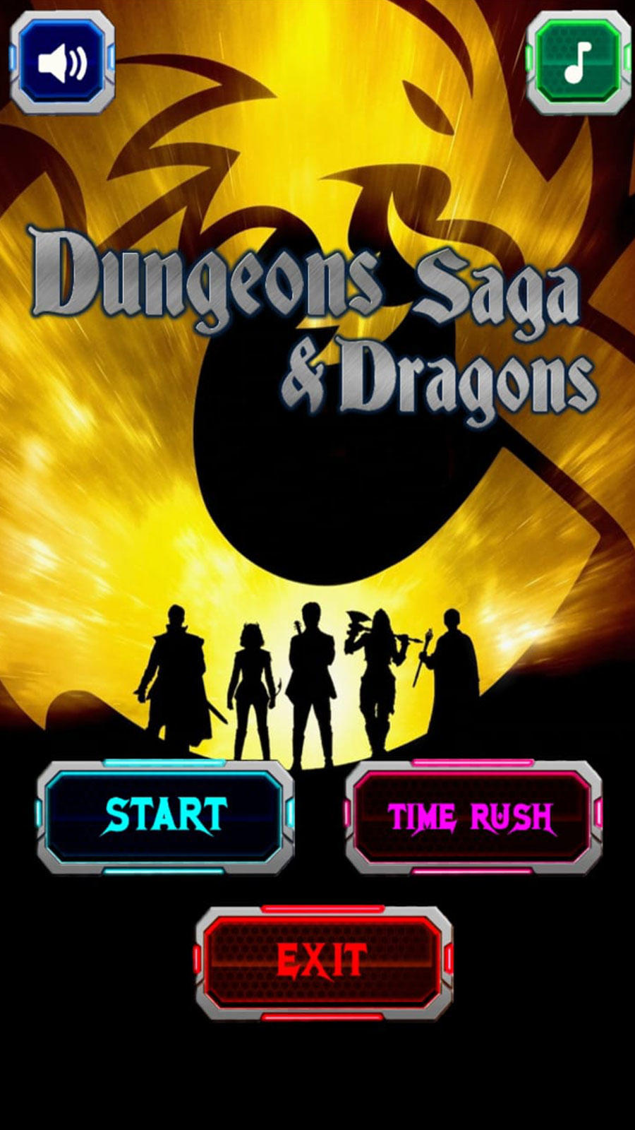 Cuplikan Layar Game Dungeons and Dragons Game Saga