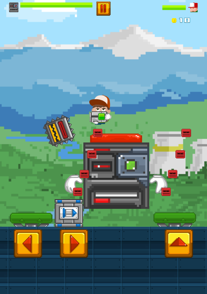 Boss Level Shootout Game Screenshot