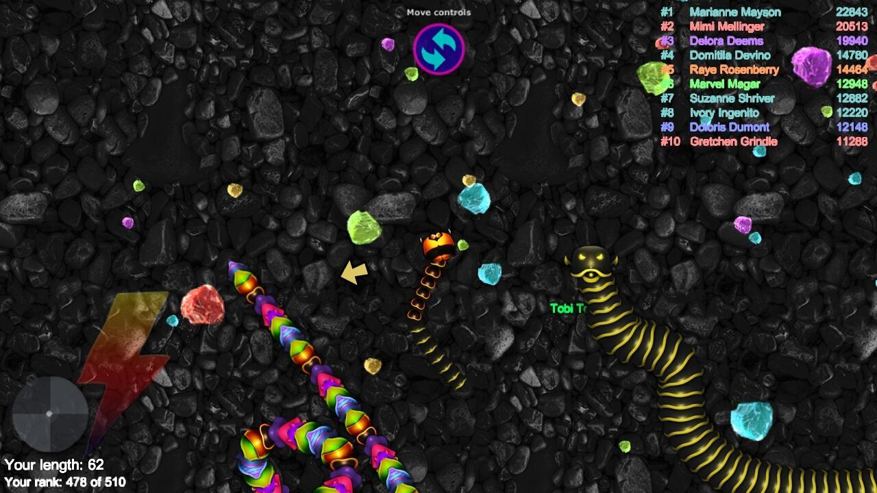 Snake Crawl Worms 게임 스크린샷