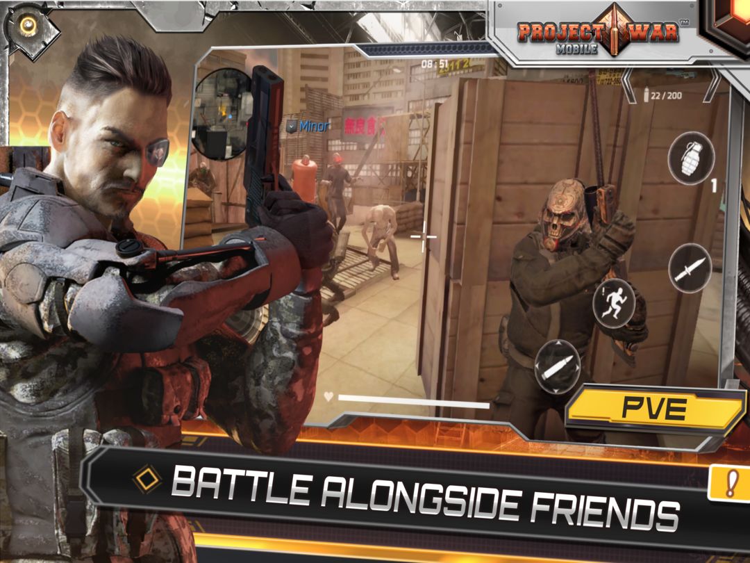 Project War Mobile screenshot game