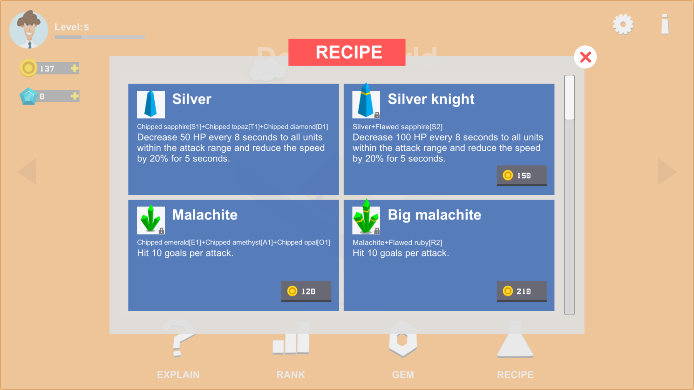 宝石防御 Game Screenshot