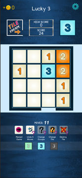Tile Escape: 2048 Tile Game Game Screenshot