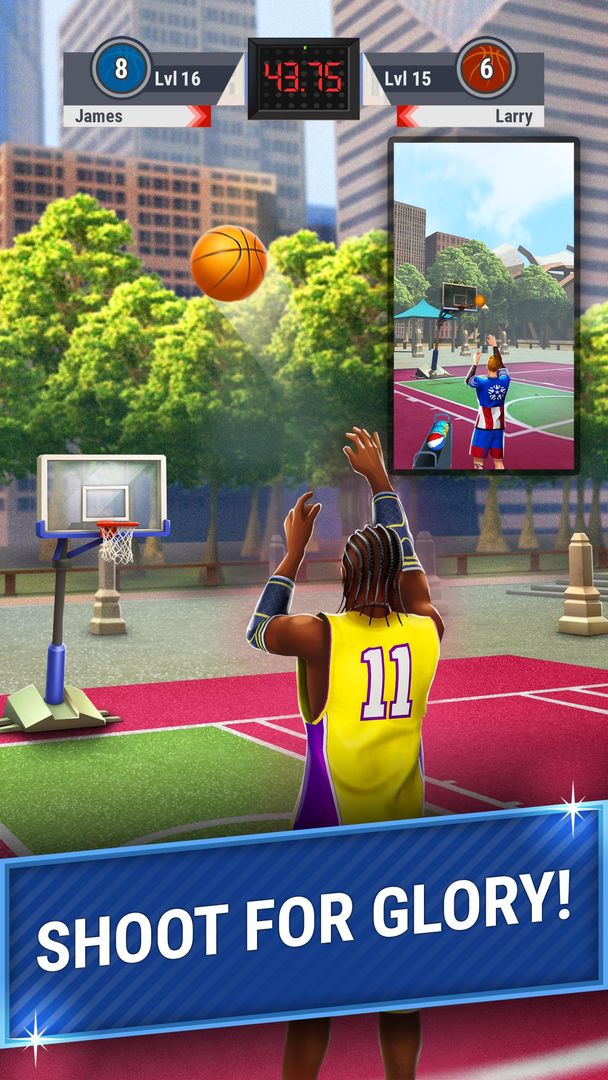 Screenshot of 3pt Contest: Basketball Games