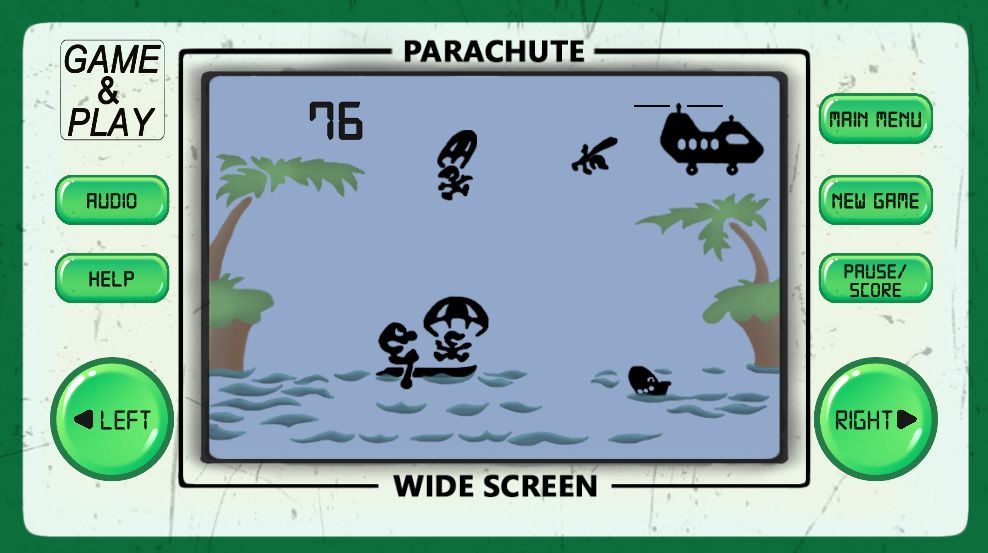 PARACHUTE: 80s arcade games遊戲截圖