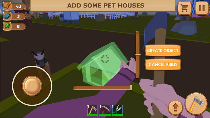 Cuplikan Layar Game Animal Pet Farm Craft