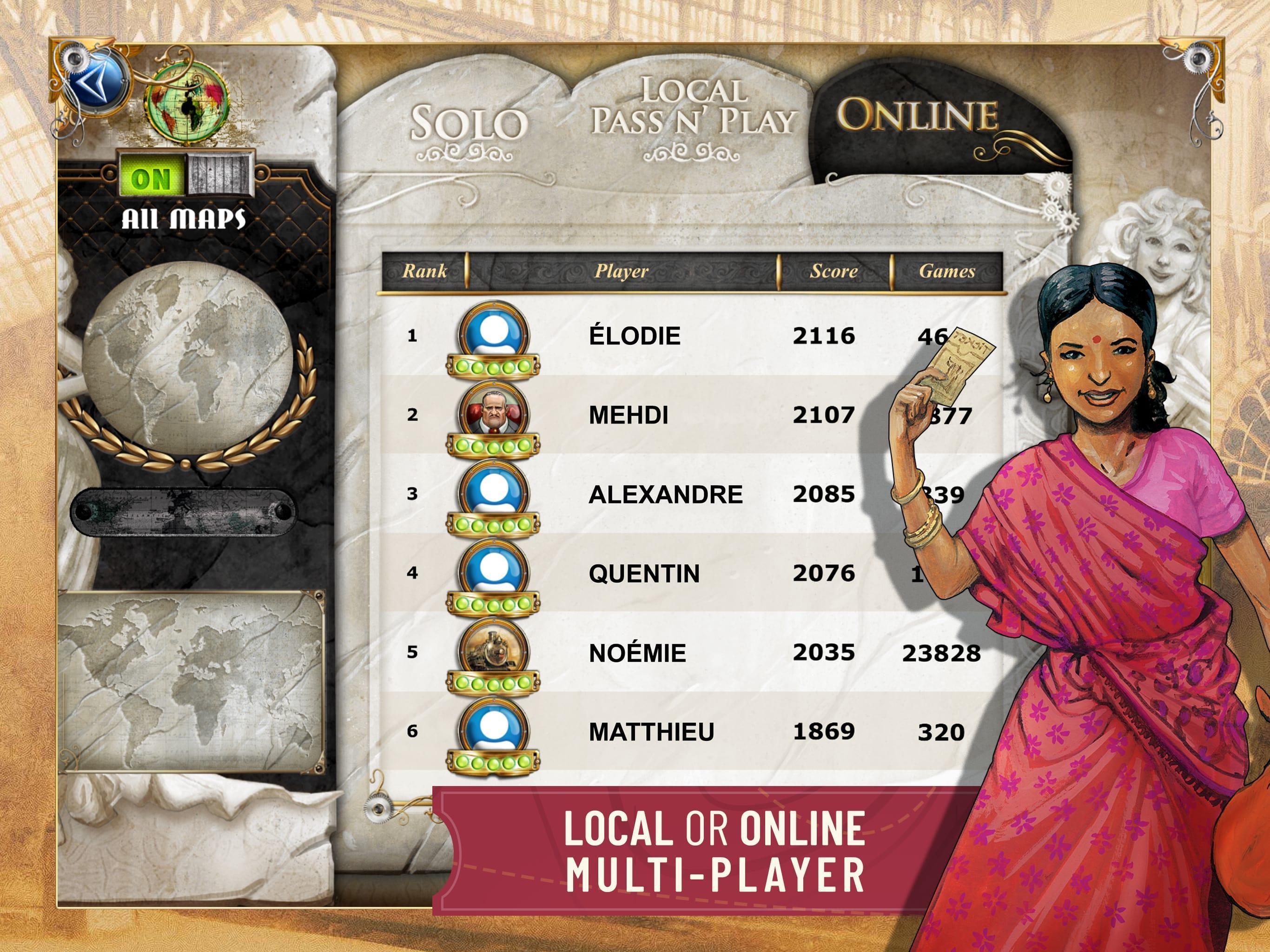 Ticket to Ride Classic Edition Game Screenshot