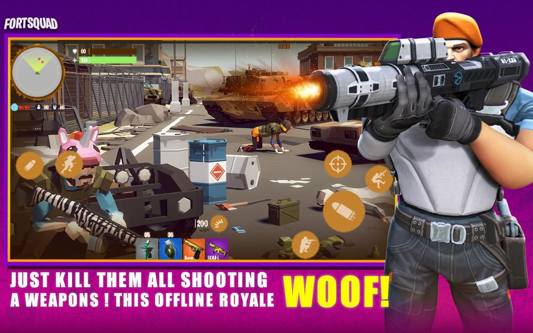 Fort Squad Royale Battle screenshot game
