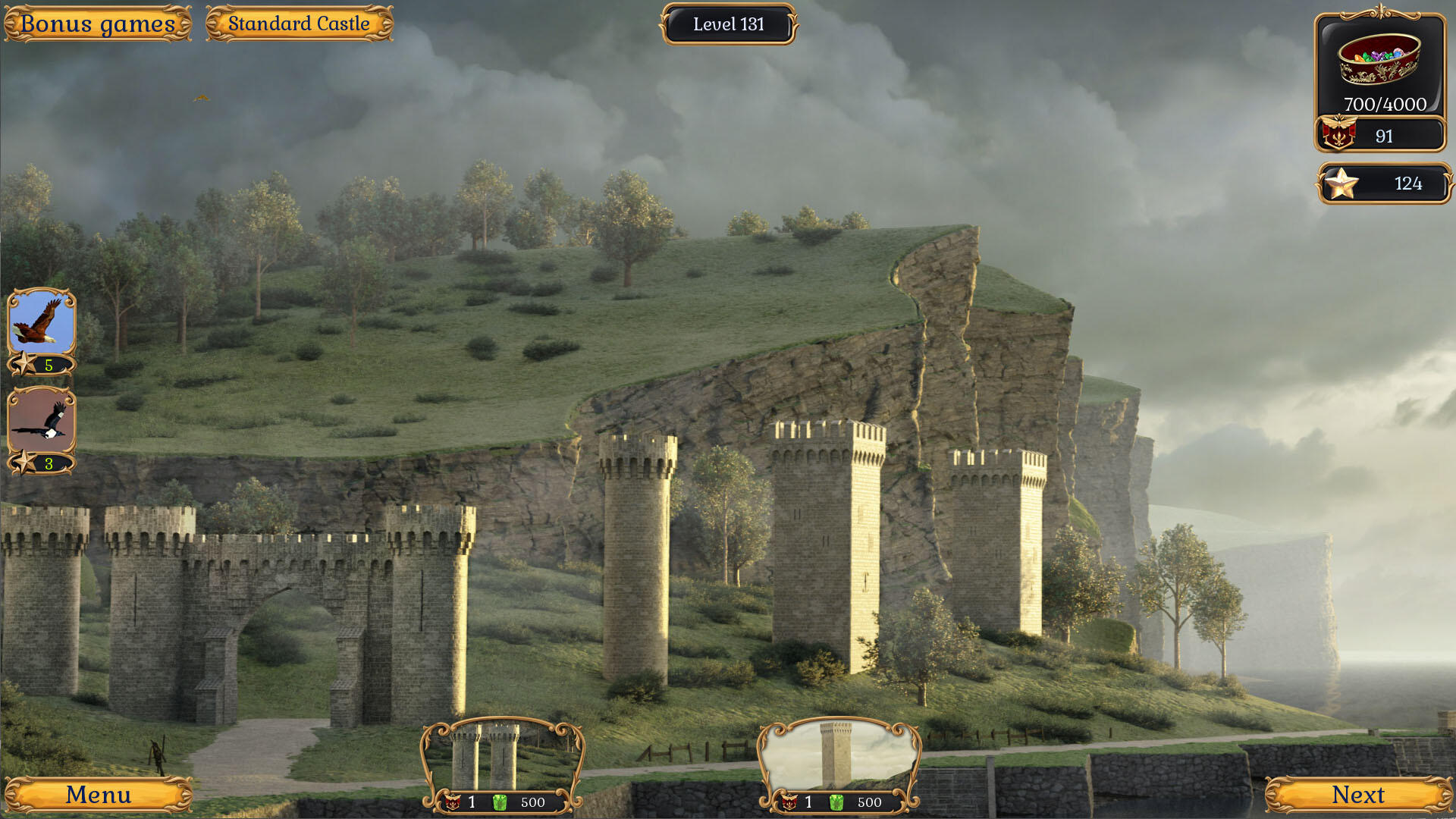 Jewel Match Origins 3 - Camelot Castle Collector's Editionのキャプチャ