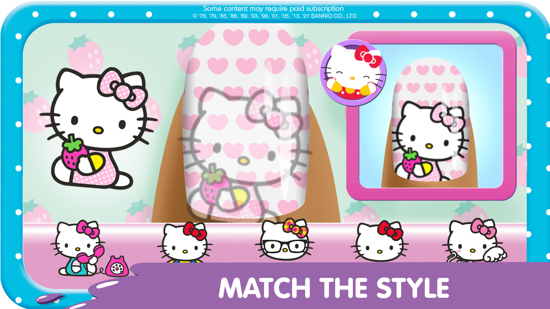 Hello Kitty Nail Salon Game Screenshot