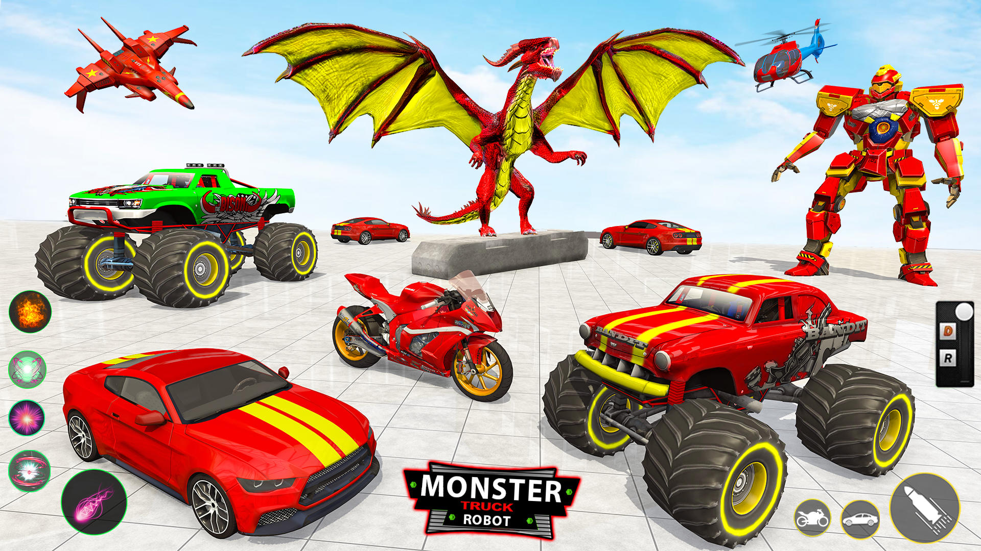 Monster Truck Robot Car Game mobile Android apk Download for free|TapTap