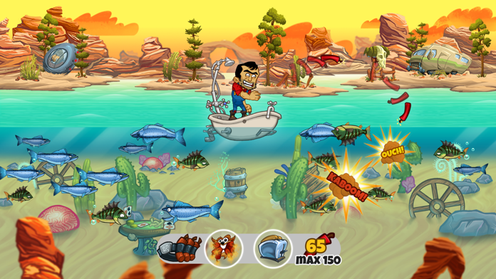 Screenshot 1 of เกมส์ไดนาไมต์ตกปลาโลก 