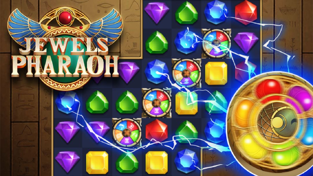 Jewels Pharaoh : 匹配3拼圖 게임 스크린 샷