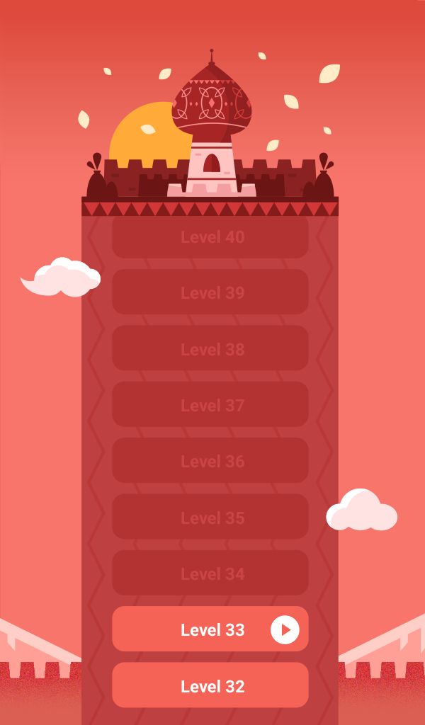 WORD TOWER - Brain Training screenshot game
