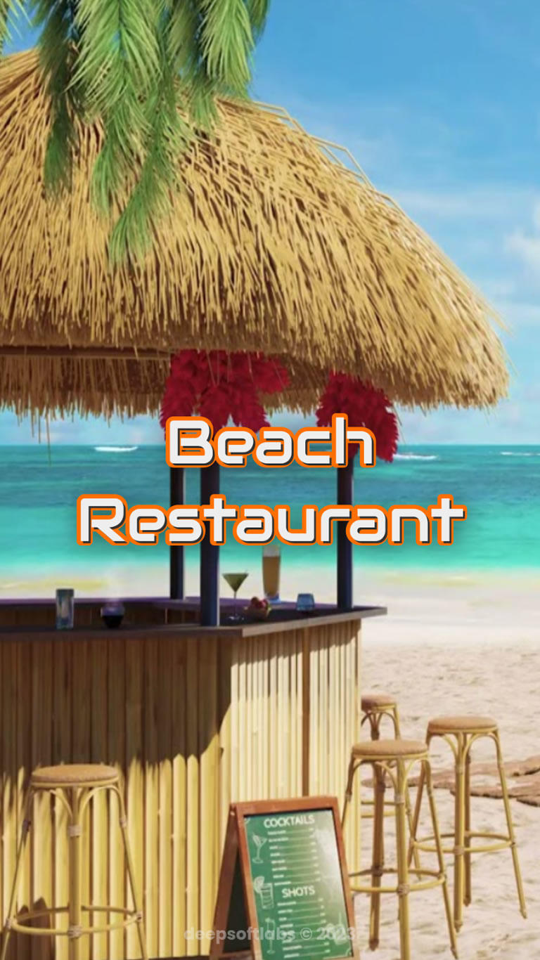 Cooking on Beach - Chef's Game Game Screenshot