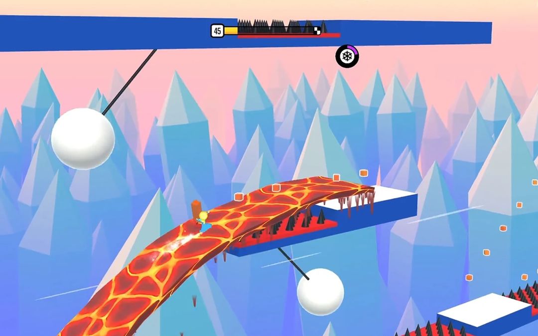 Freeze Rider - Frozen Slides screenshot game