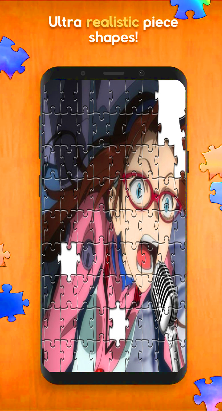 Evangelion Character Puzzle Game Screenshot