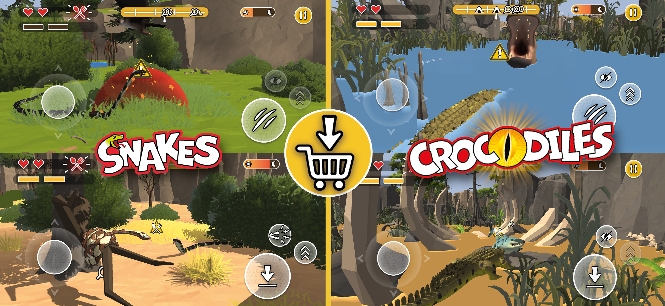 Captura de Tela do Jogo PLANET WOW Wildlife Adventure