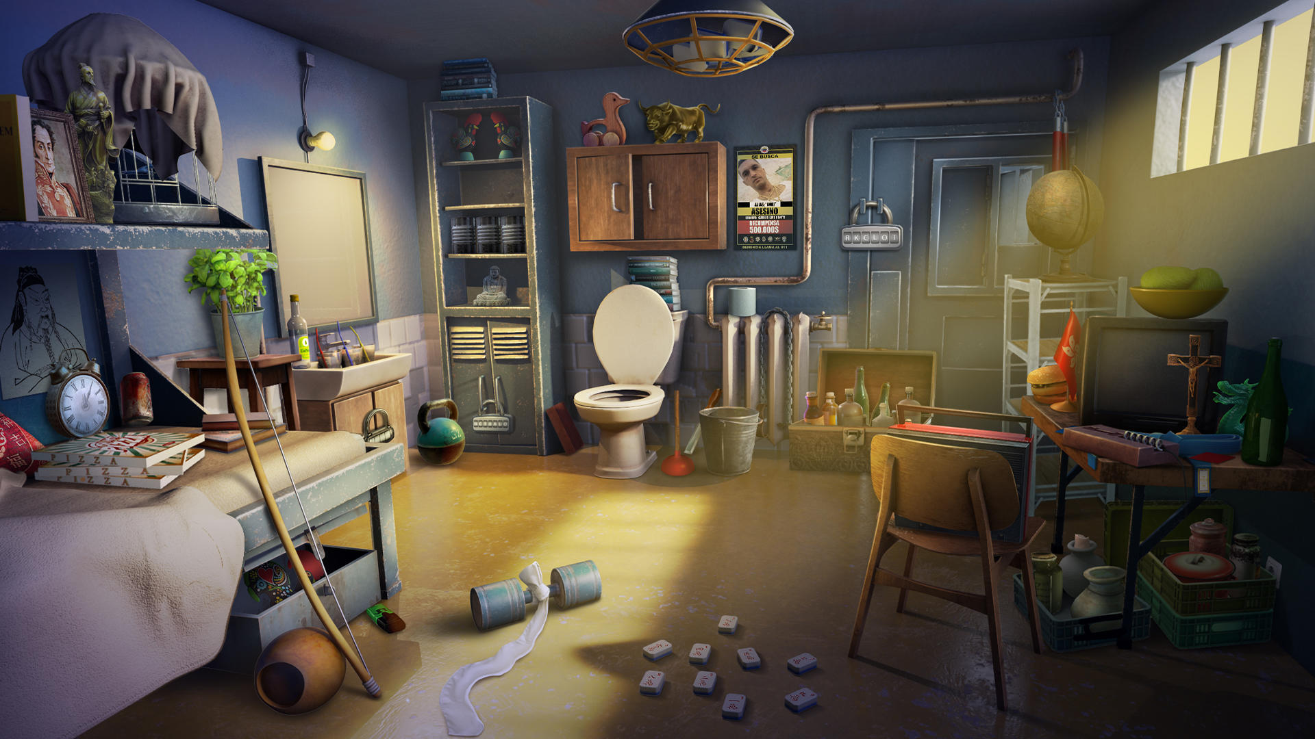 Hidden Object: Prison Diaries Game Screenshot
