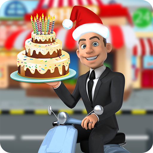 Christmas Cake Maker Factory-Free Home Delivery Game Screenshot