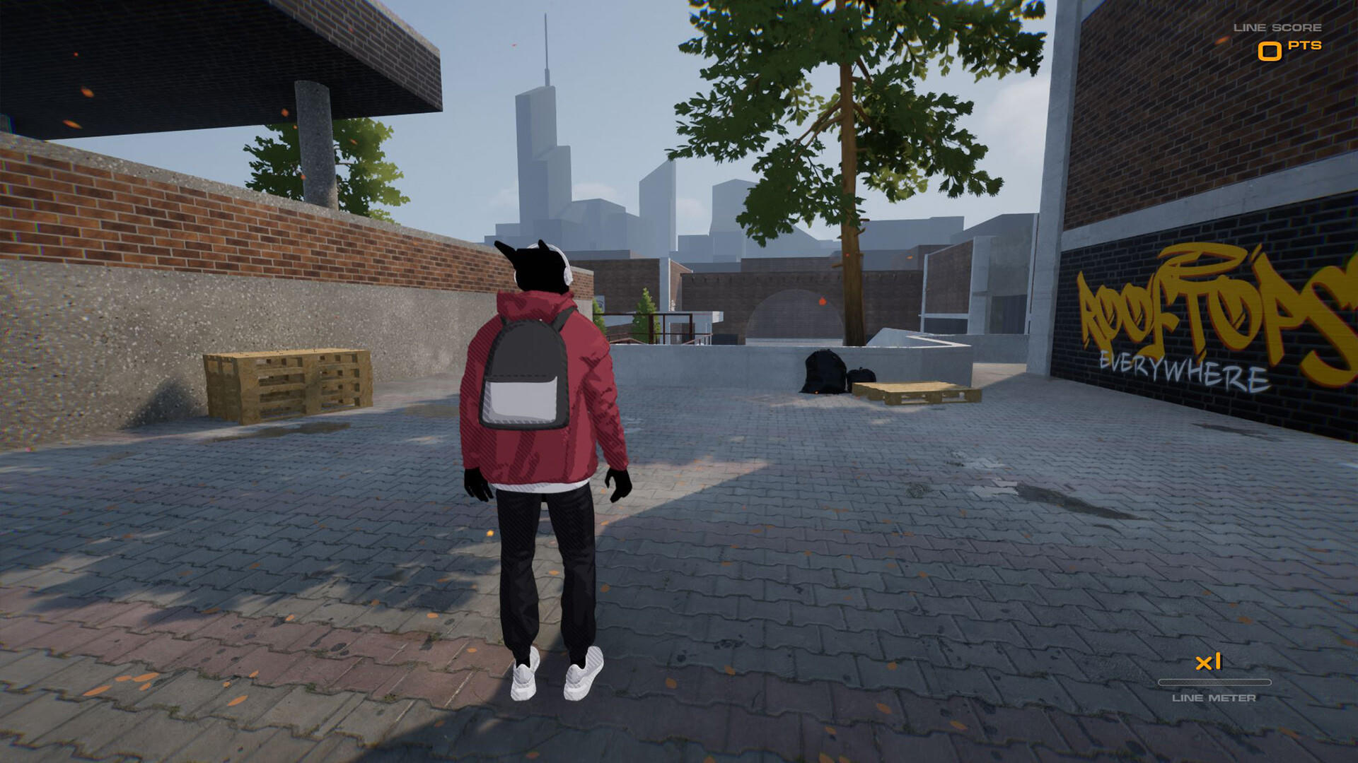 Rooftops & Alleys: The Parkour Game Game Screenshot