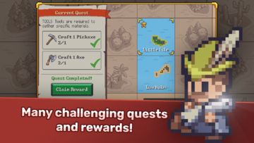 Tap Craft: 開采生存模擬游戲 遊戲截圖