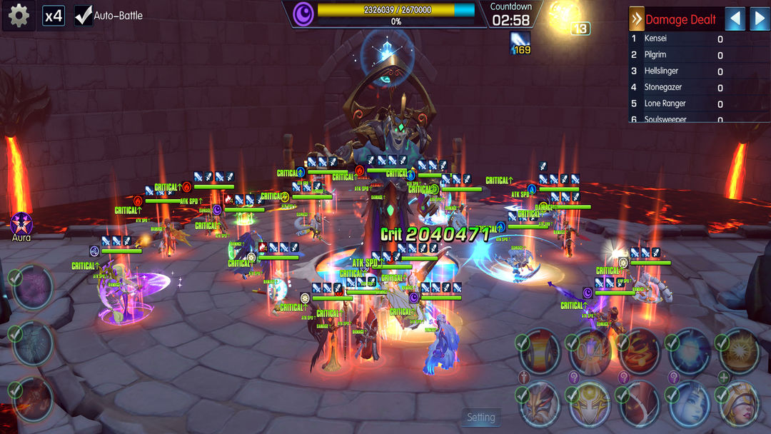 Screenshot of Elemental Titans：3D idle arena