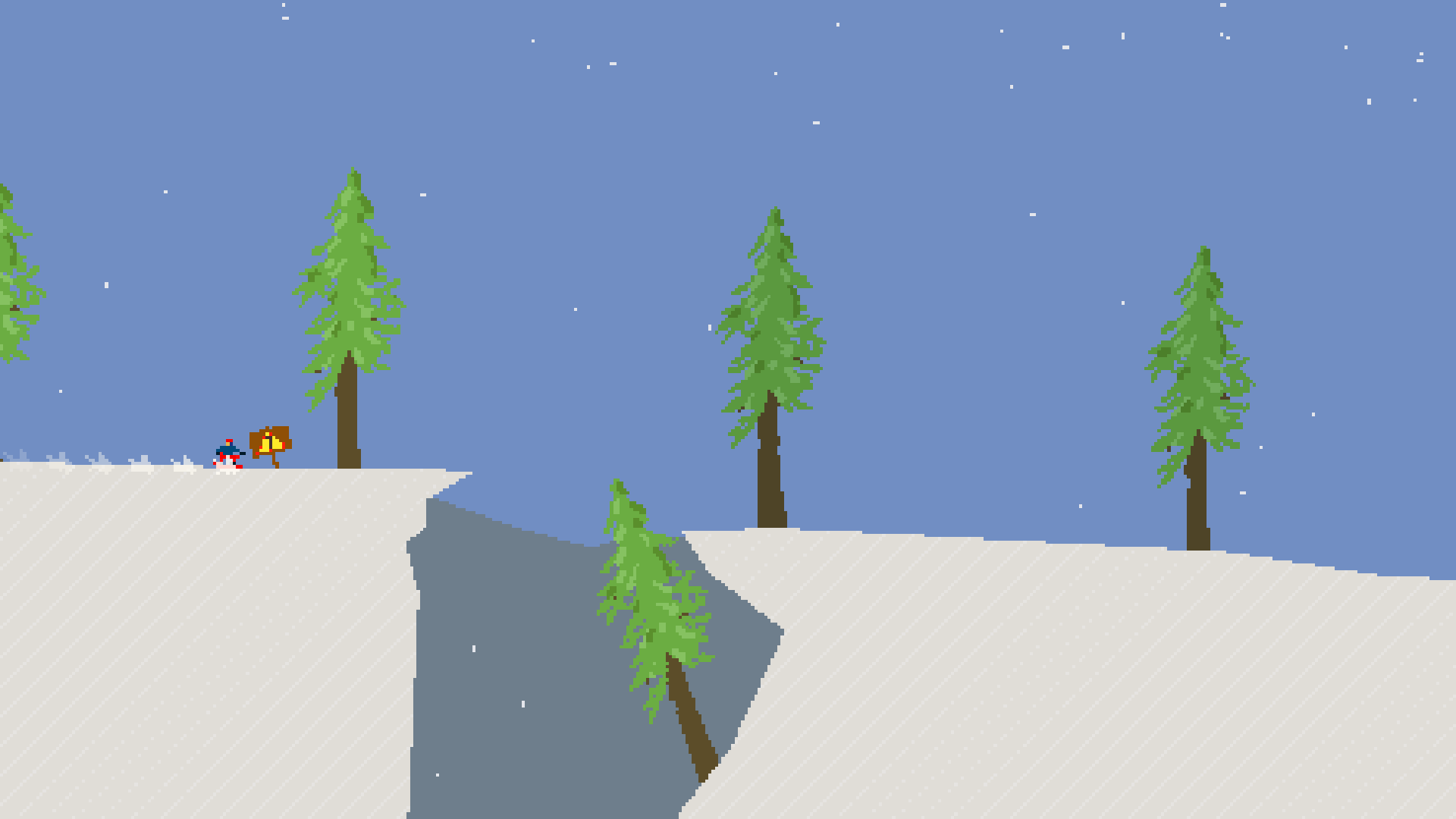 Nuclear Snowboard Game Screenshot