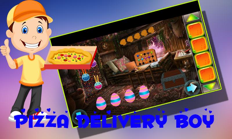 Cuplikan Layar Game Best Escape Games 08 - Pizza Delivery Boy