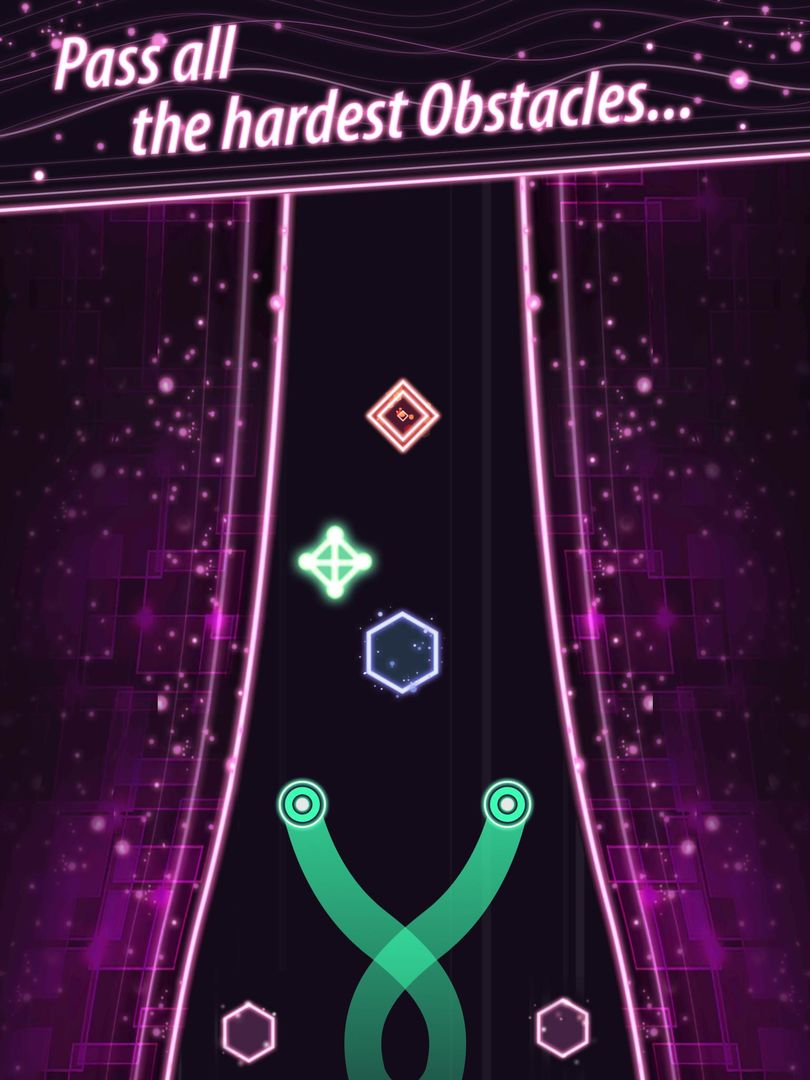 Screenshot of Geometry Rush - Twisty, Dodge Games for Free