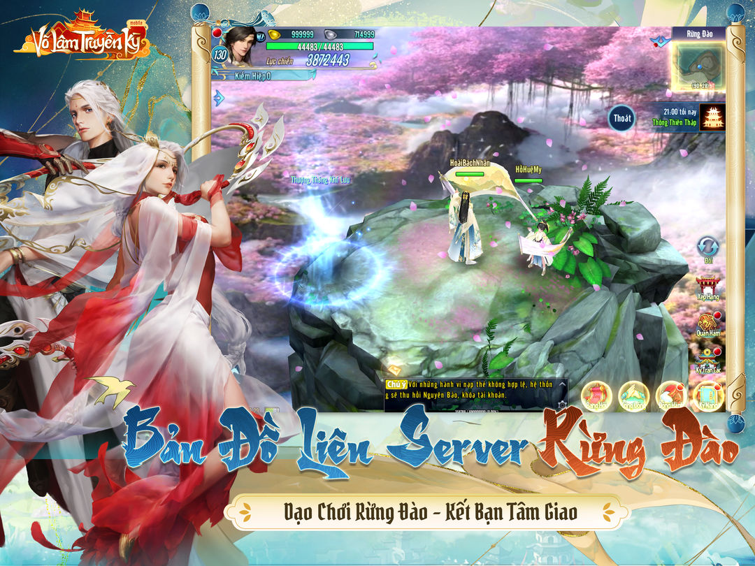 Võ Lâm Truyền Kỳ Mobile ภาพหน้าจอเกม