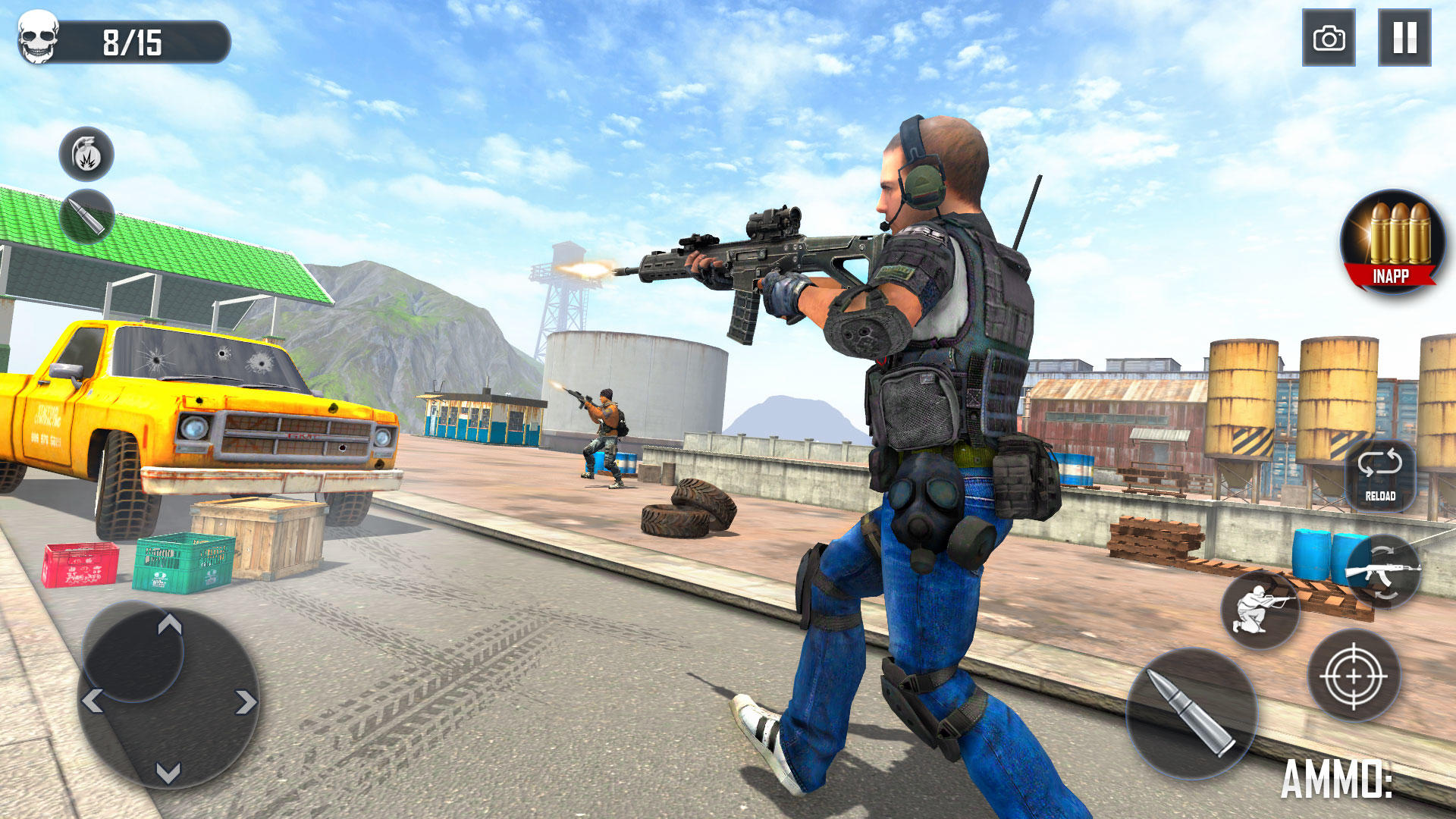 Screenshot 1 of Permainan Menembak Fps: Gun Strike 2.2.3