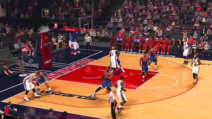 Screenshot of Future Basketball International 3D