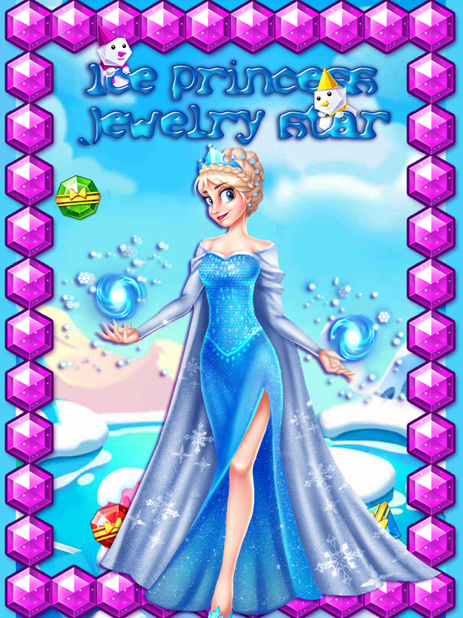Screenshot of ice princess jewelry star