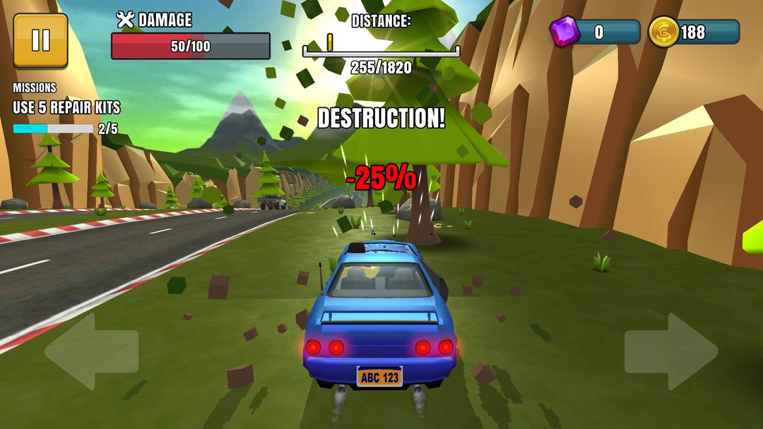페일리 브레이크 2 - 자동차 게임 게임 스크린 샷