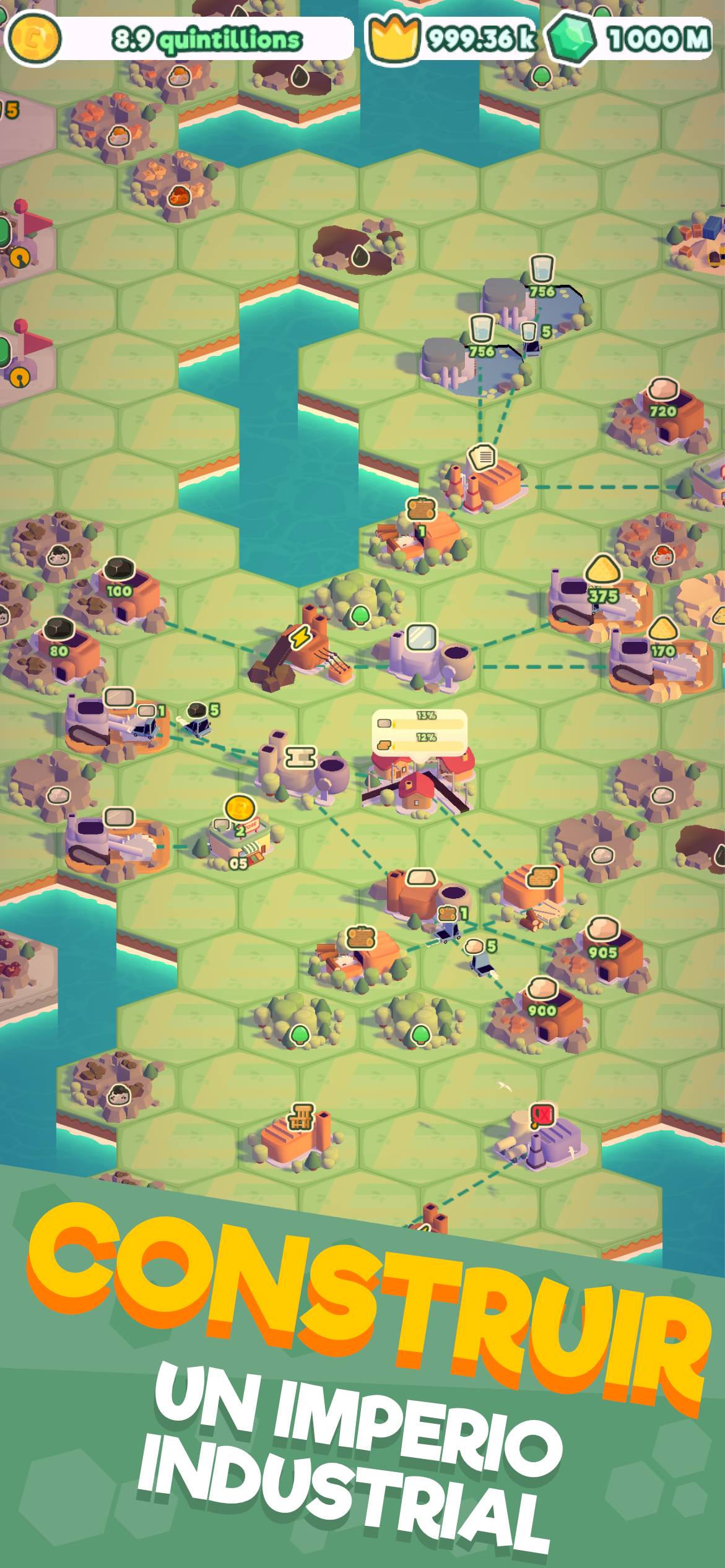 Captura de Pantalla del Juego Industry Tycoon Idle Simulator
