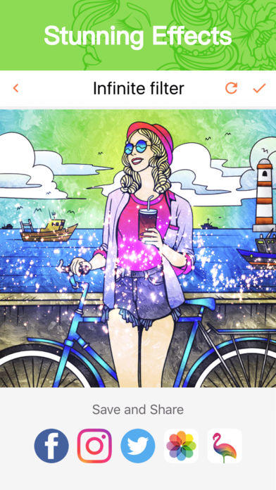 Colorfly : 秘密花园涂色画画游戏 ゲームのスクリーンショット