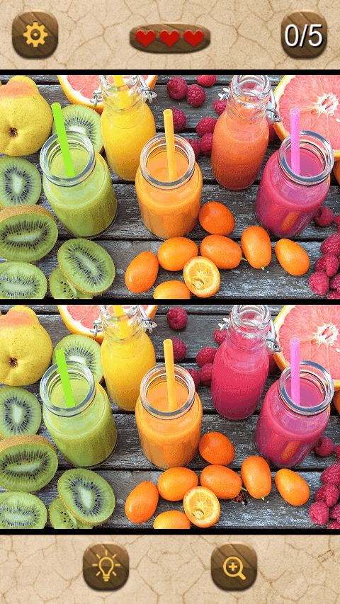 Cuplikan Layar Game Find the difference 500 levels