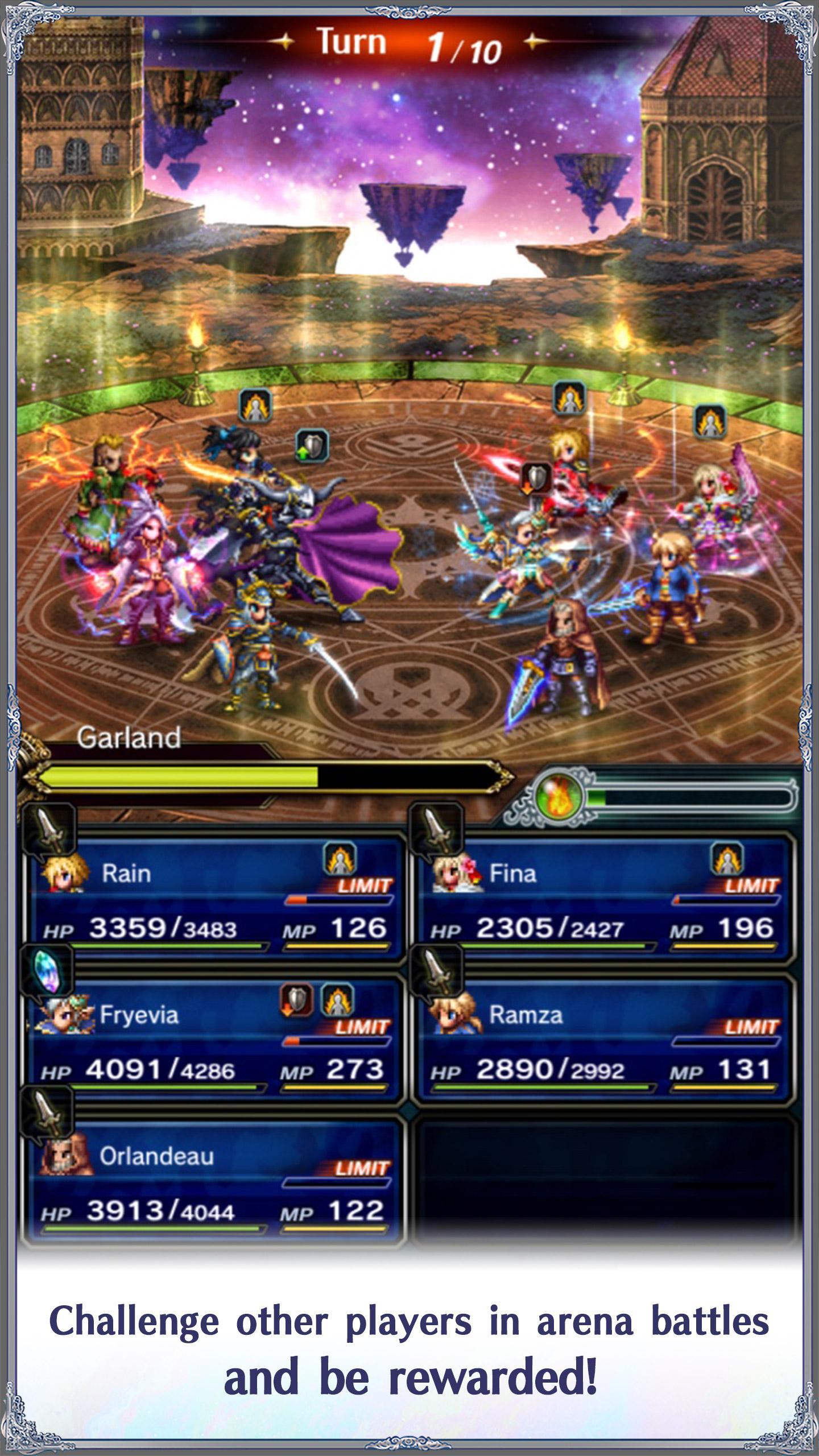 FINAL FANTASY  BRAVE EXVIUS ゲームのスクリーンショット