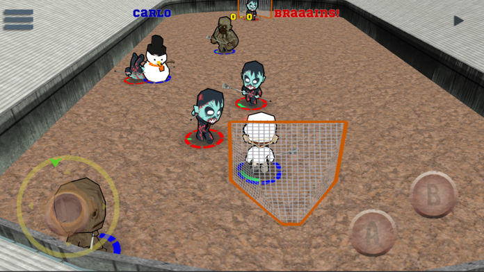 Lacrosse Arena Game Screenshot