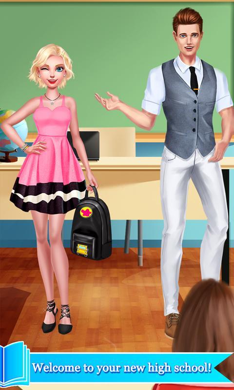 High School Fashion Diary screenshot game