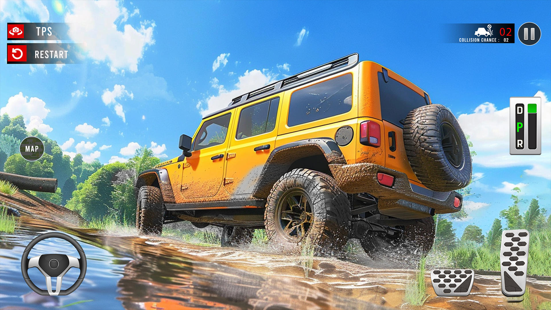 Offroad Car Simulator Game 3D Game Screenshot